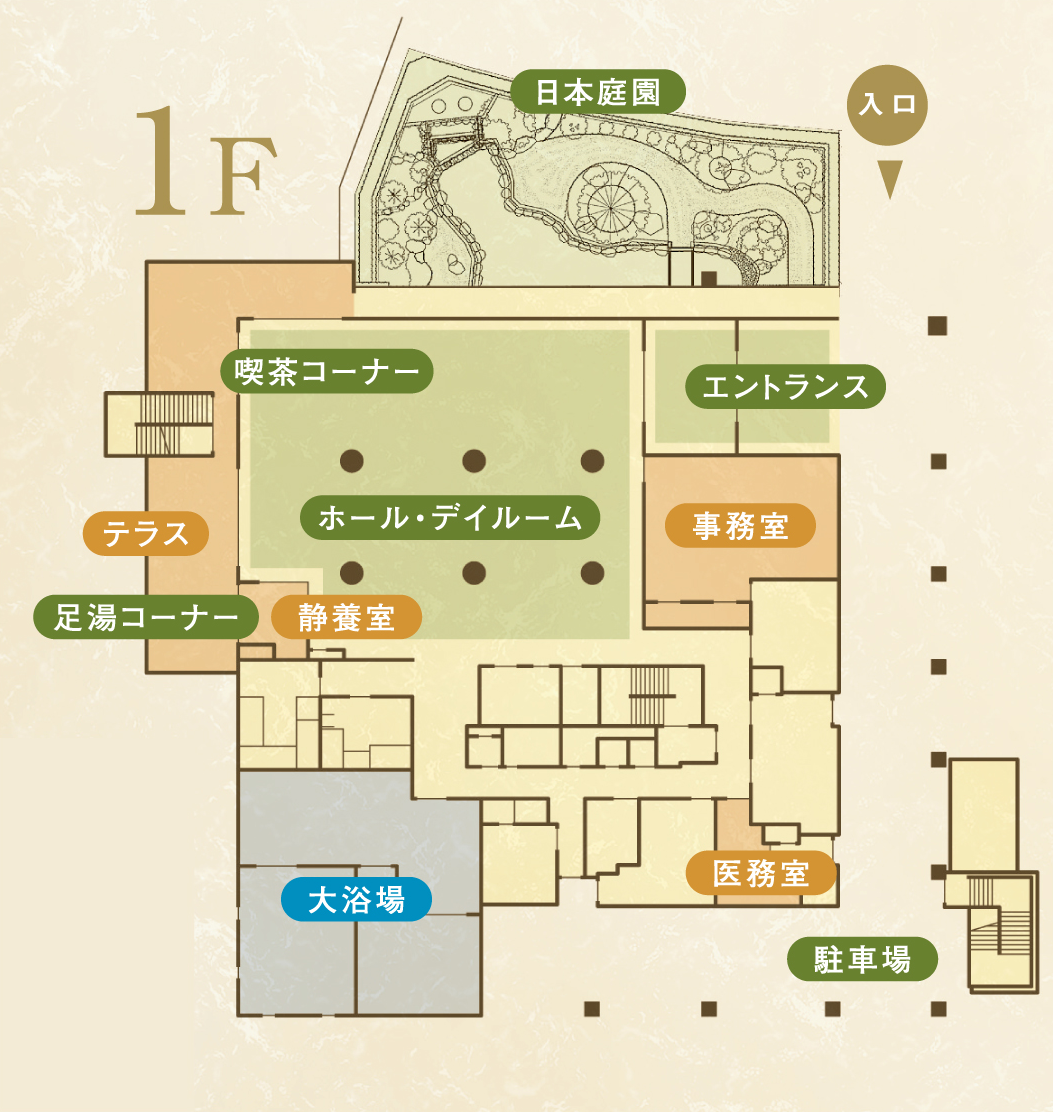 1Fフロアマップ